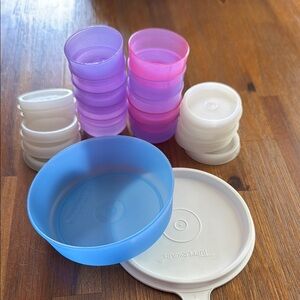 Tupperware Colorful Bowl and Lid Collection